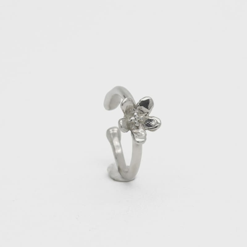 BOLDIERE Flower Hoop Earcuff_ E19[Silver]