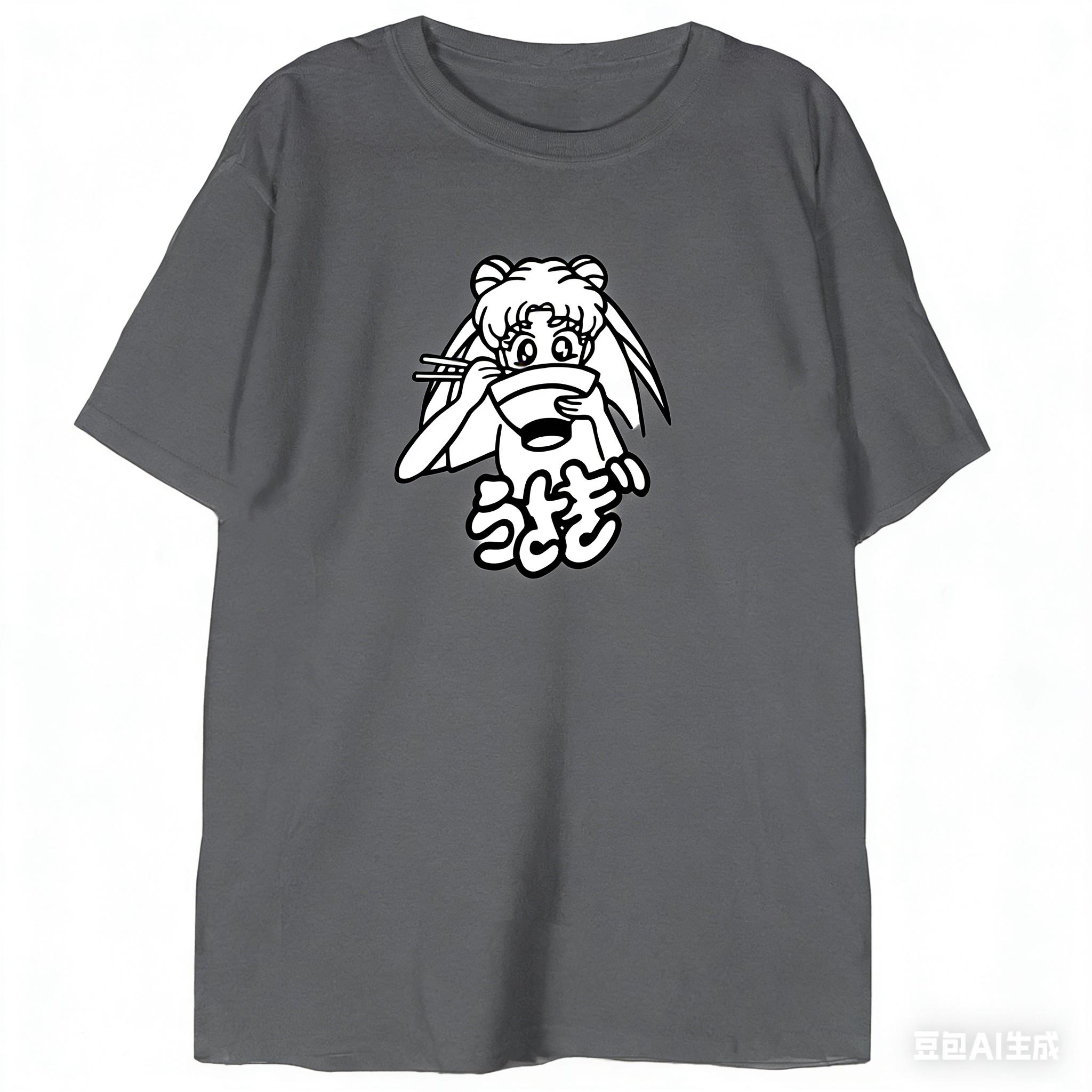 

2026 Cotton Sailor Moon Lost Americana Y2K Casual Summer TShirt Unisex High Quality Parentchild Soft Fashion Comfortable Tee S