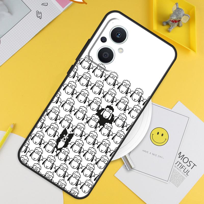 

Мультяшный бордер-колли для OPPO Reno 13F 11F 12F 14F 10 11 12 13 14 Pro 8T 7 8 Lite OPPO Find X8 X6 X5 X9 Pro Чехол OPPO Reno13