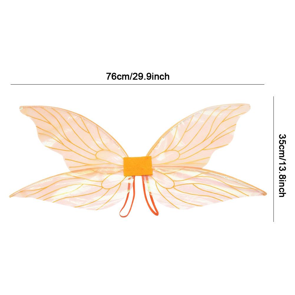 Women Dress UP Elf Girls Cosplay Fairy Wing Butterfly Angel Wings Lightweight Costume for Adults Masquerade Festive Party Props