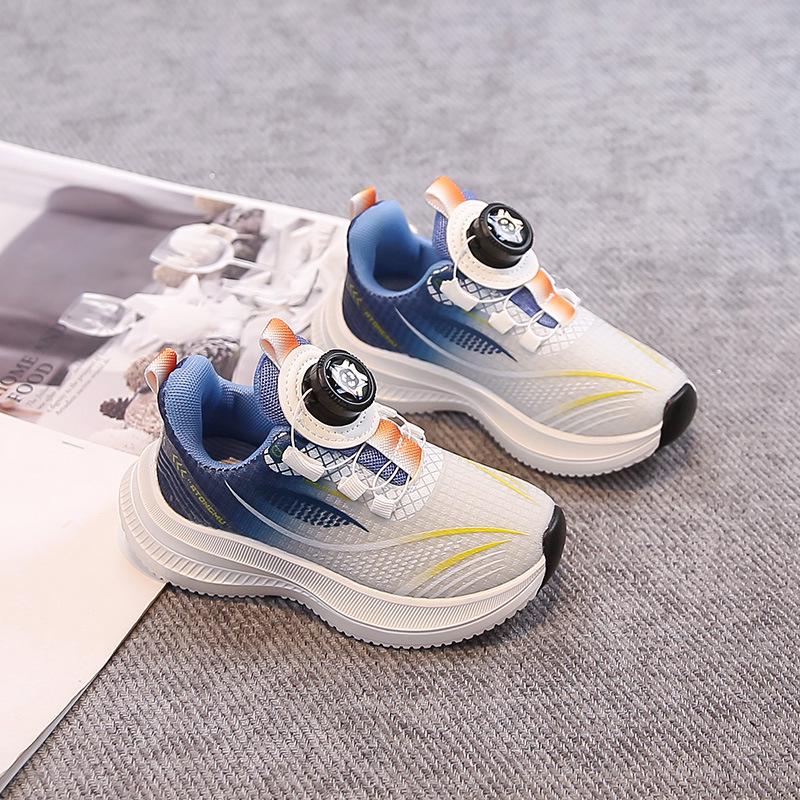 2026 Spring/Autumn Boys Lightweight Breathable Non-Slip Running Shoes - Medium to Large Sizes