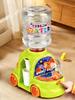 Cartoon Car & Dinosaur Mini Water Dispenser, Press Type Pretend Play Water Drinking Toy for Kids