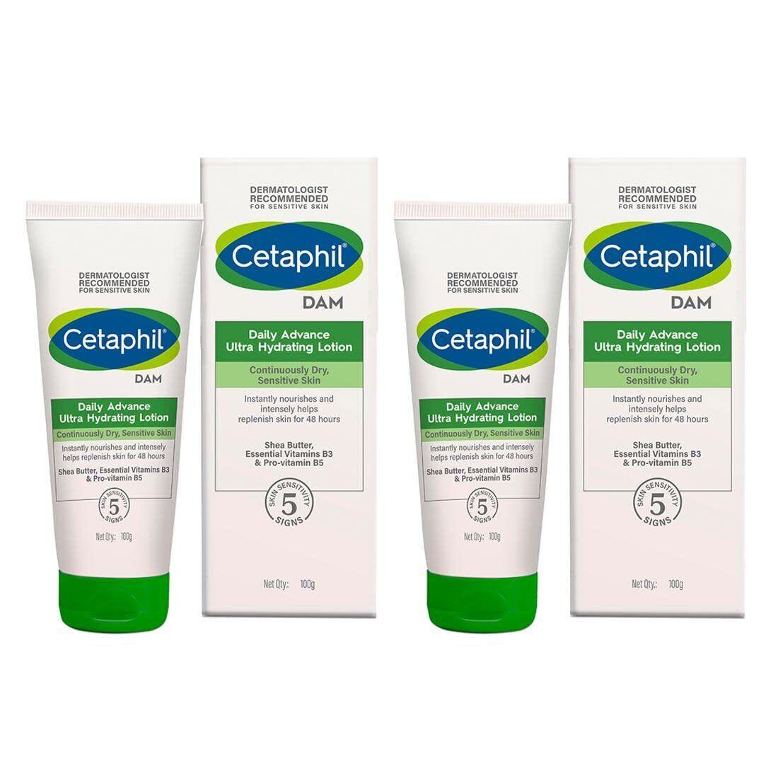 

Cetaphil DAM Daily Advance Ультра увлажняющий лосьон для сухой кожи 100 г (Упаковка из 2 шт.)