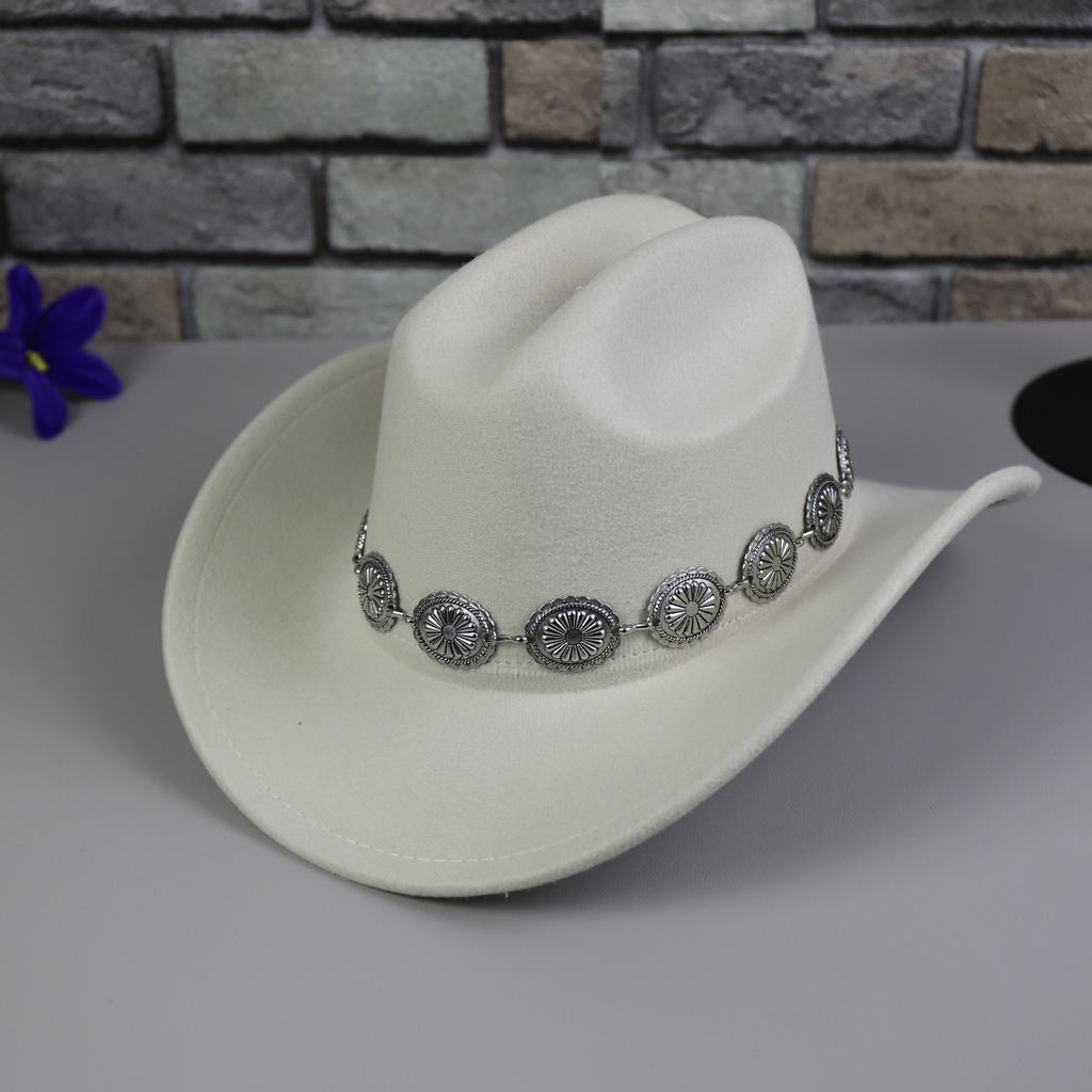 1PC Western Cowboy Hat for Women's Photo Props Cowgirl Jazz Hats Party Dress Cap Sombrero Hombre