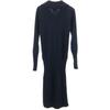 Fendi Made In Italy Long Sleeve Knit One Piece 40 Navy Women Used