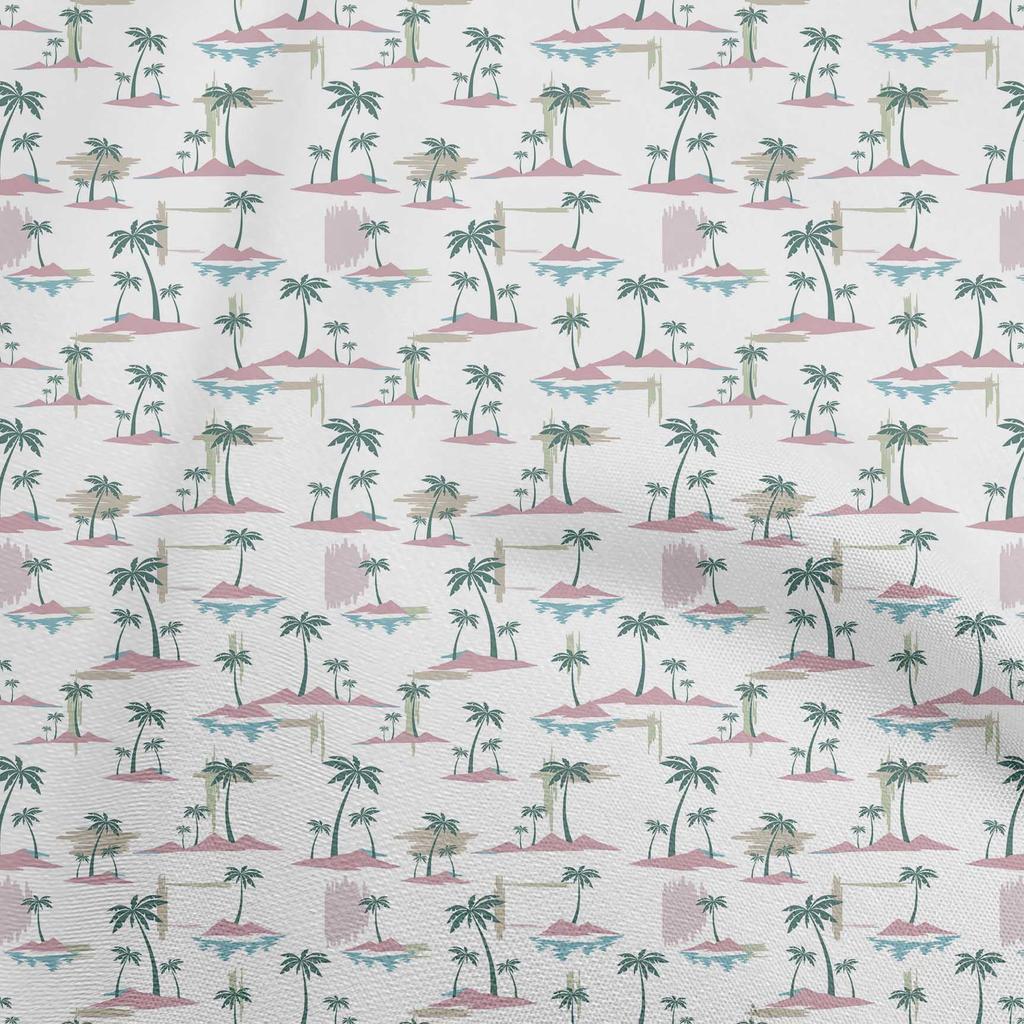 oneOone Cotton Flex Light Green Fabric Travel Craft Projects Decor Fabric Printed By The Yard 40 Inch
