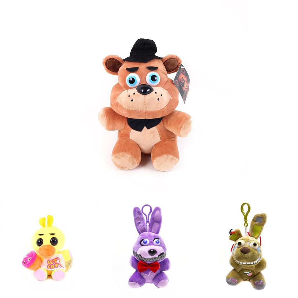 Neuer Five Nights At Freddy's Weicher Plüsch Schlüsselanhänger Puppe Perfekt für Kinder und Sammler