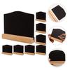 10Pcs/Set DIY Mini Double-Sided Blackboards Reusable Erasable Writing Plate  Coffee House