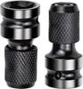 Socket Adapter - AIMOONSA - 1/2" Square To 1/4" Hex - Chrome Vanadium - 5 Cm - for Impact Wrench