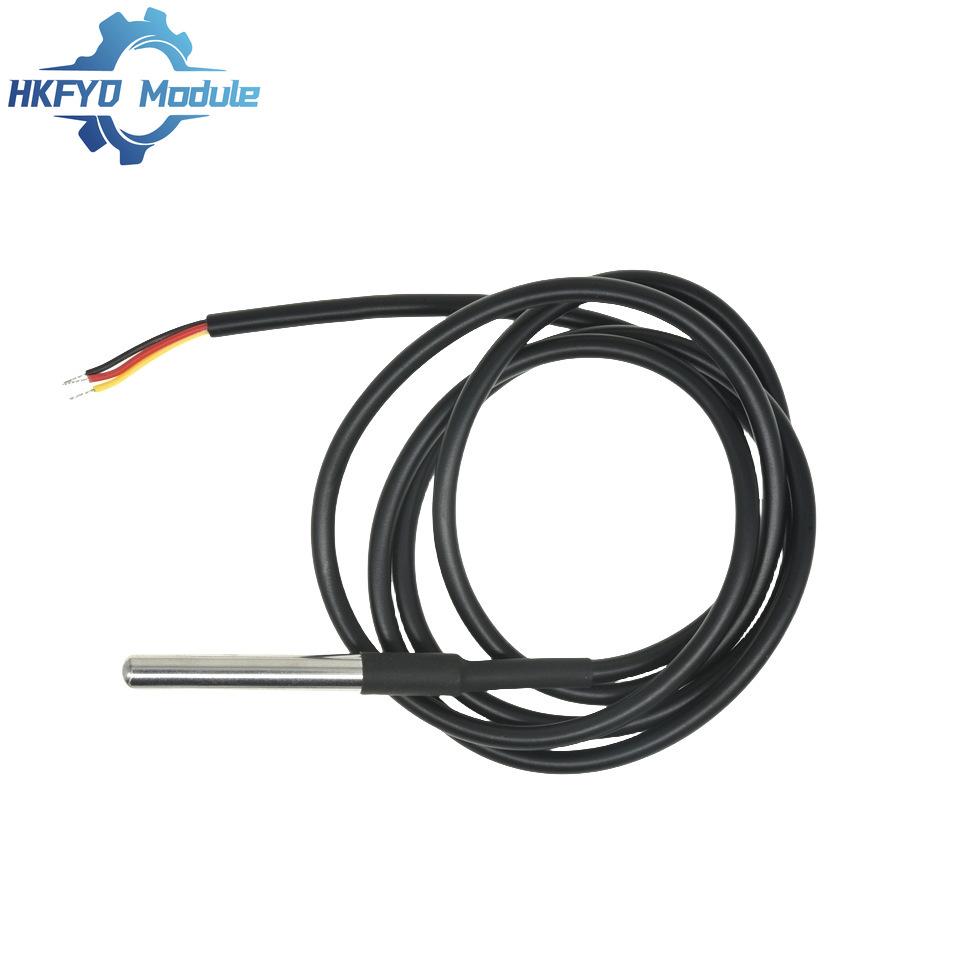Waterproof DS18B20 Temperature Sensor Module Kit Probe 1-10M Cable for Arduino Stainless Steel