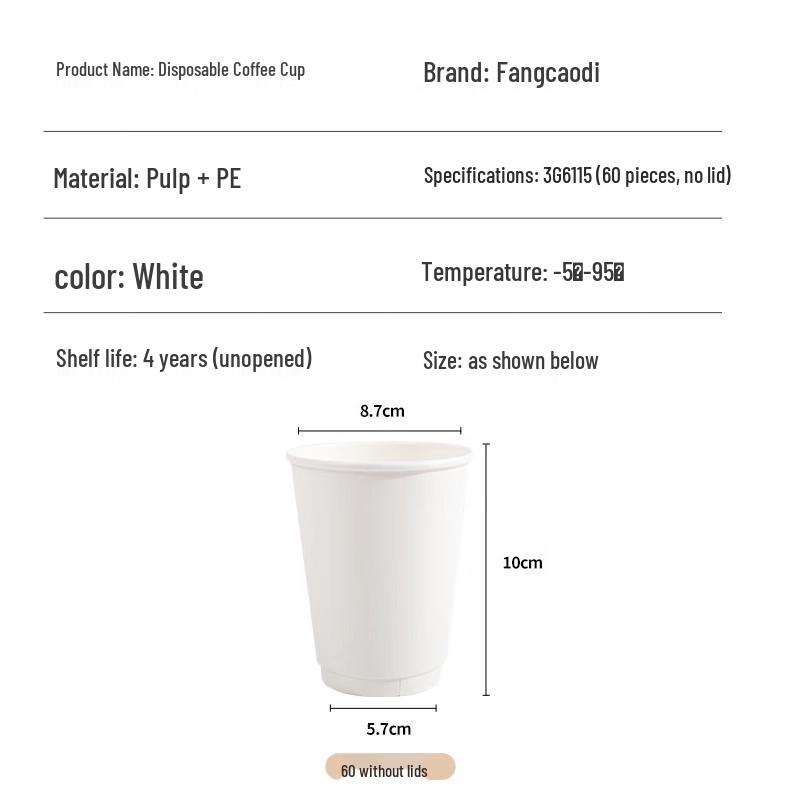 Disposable Corrugated Insulated Coffee Cups