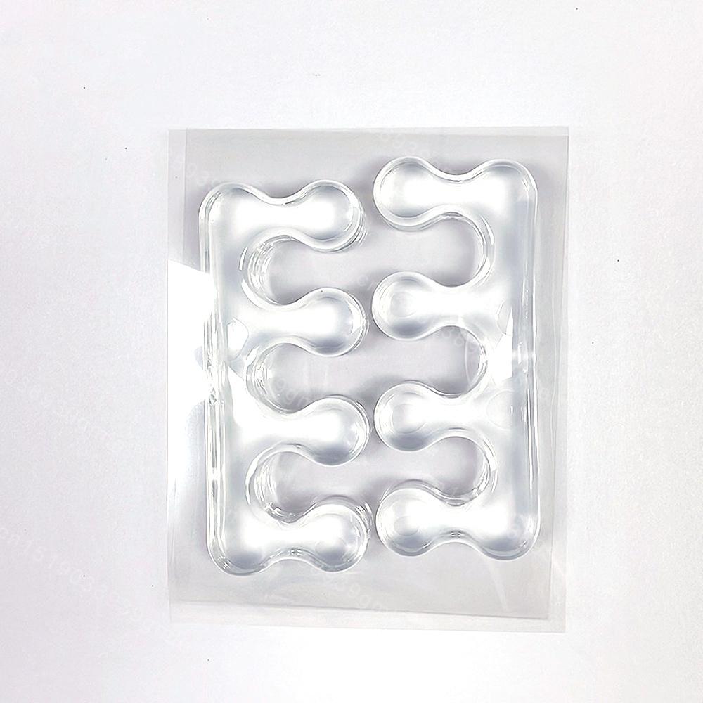 1pair Silicone Finger Toe Separator Soft-Silicon 4 Colors Flexible Finger Toe Spacers for Nail Polish Pedicure Tools