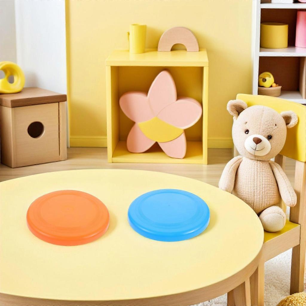 10pcs Flying Disc Set: Colorful Plastic Flying Saucers For Kids - Beach Party Pool Toys - Outdoor Throwing Game - Portable Tossing Toy 9-Inch