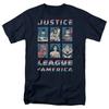 Justice League Of America American League Mens T Shirt Navy Officially Licensed