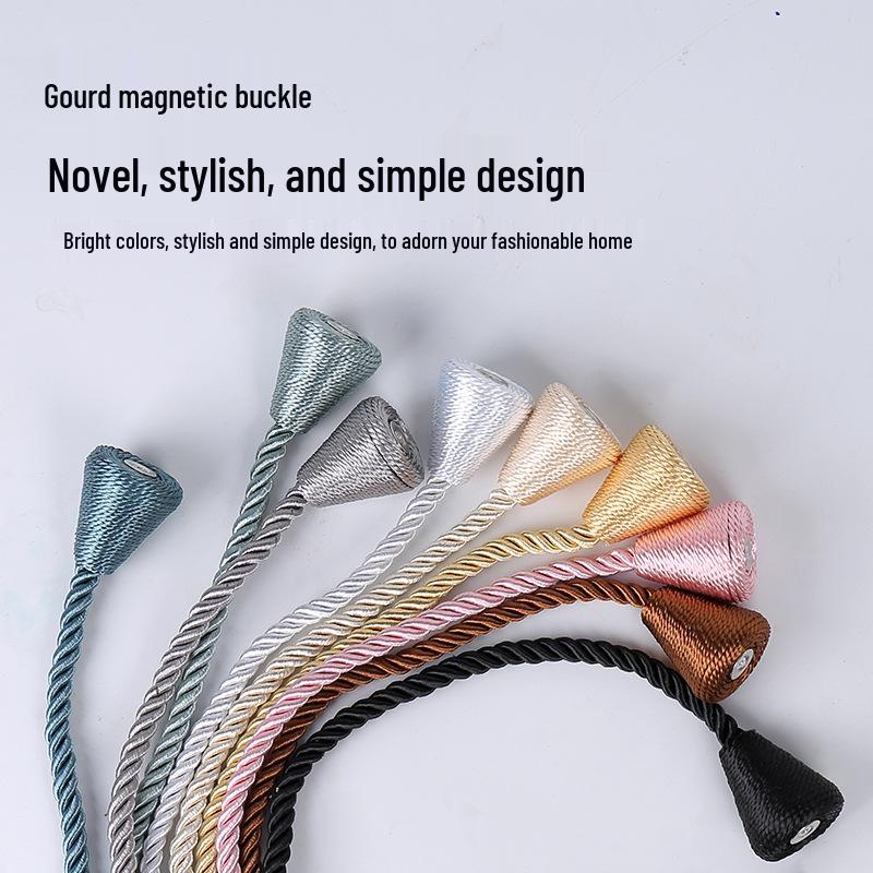 Magnetic Conical Curtain Tieback - No Drill Needed