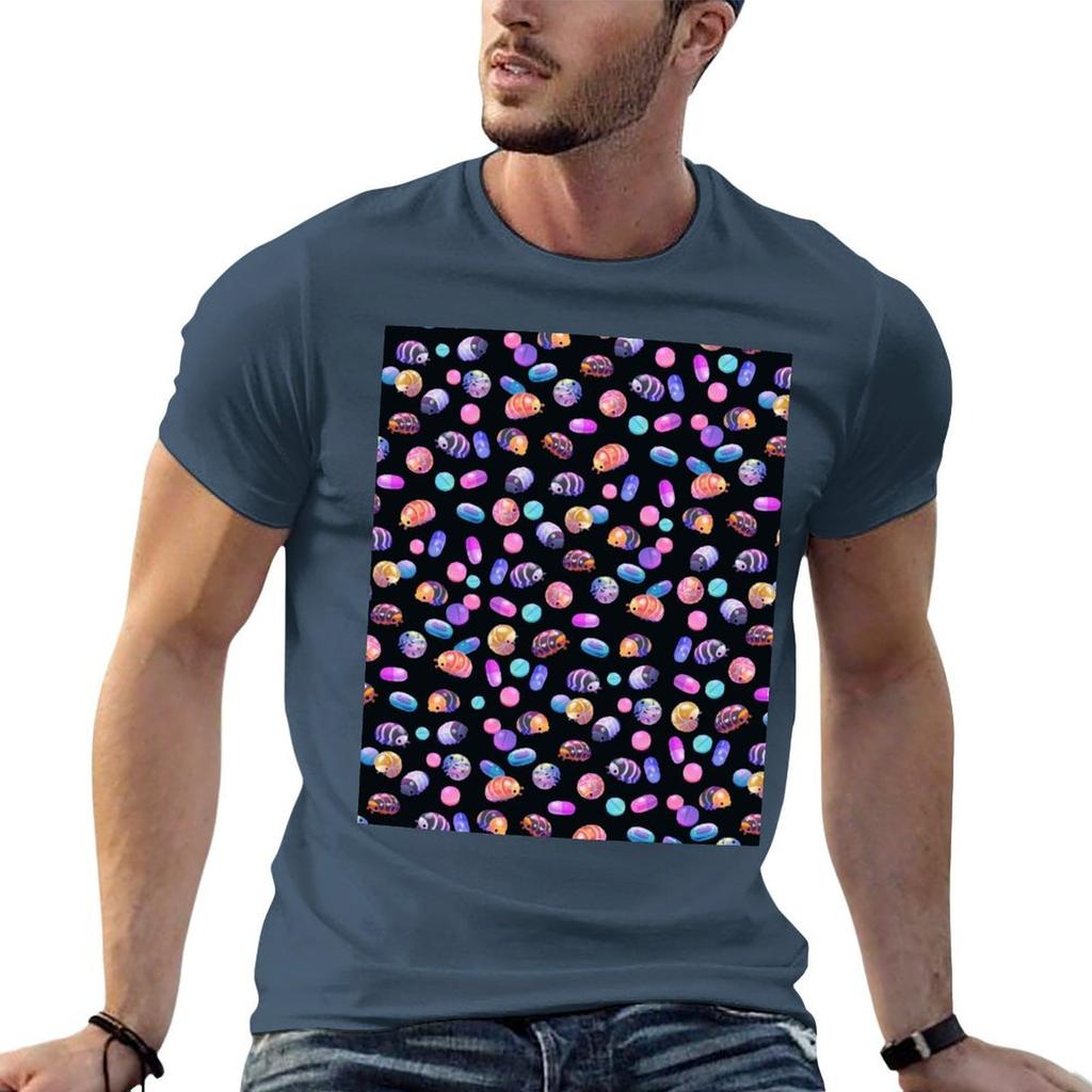 Pill Bugs Dark Tshirt T Shirts With Prints T Shirts Cotton 100 T Shirts For Unisex Slim Fit Tshirt