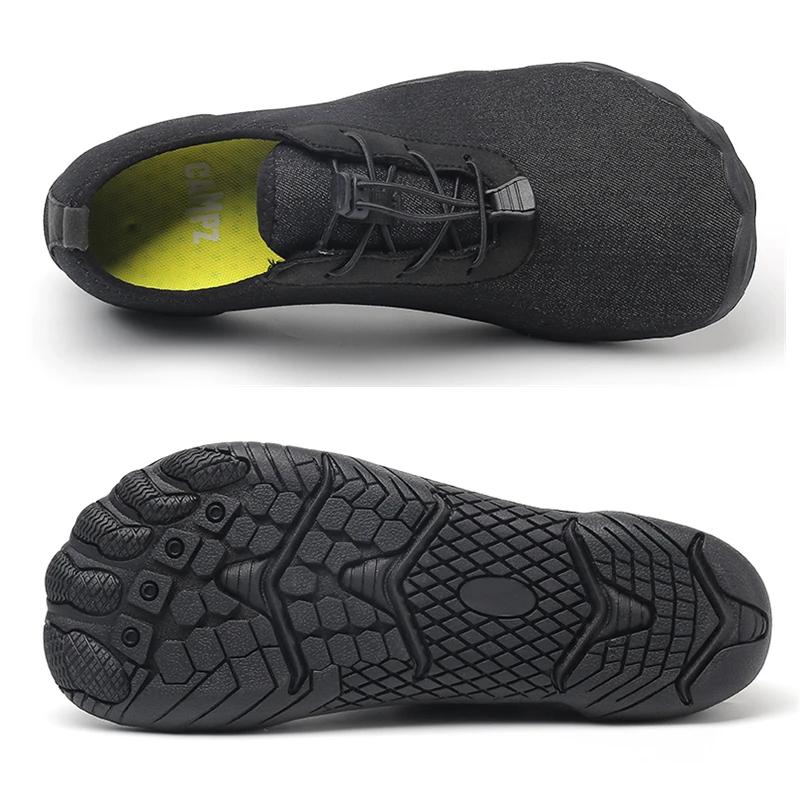 Homens Mulheres Pé Descalço Unissex Portátil Sapatos para Vadar Praia Aqua Caminhada Tênis Academia Esporte Corrida Cooper Caminhada Calçados Tamanho 35-47