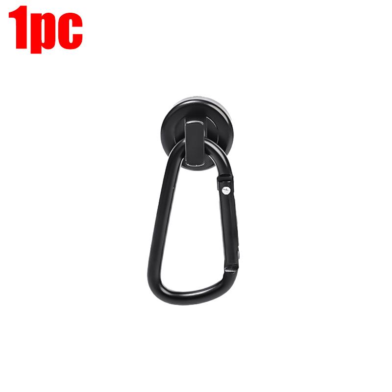 1/5PCS Carabiner Magnetic Hooks Strong Neodymium Magnet with Swivel Carabiner Heavy Duty Kitchen Bathroom Hanging Magnetic Hook