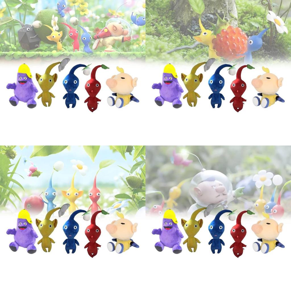 Adorable Plush Ice Pikmin All Star Doll For Kids Soft Cuddly Toy Collection