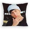 Rapper Singer EEminem Pillow Case Antidustmite Pillowcase Invisible Zipper Silky Short Plush Sofa Cushion Cover