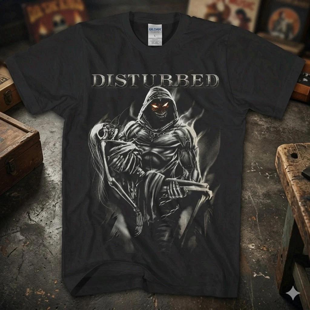 Disturbed Lost Souls Mens T Shirt New Black Heavy Metal Band Tee Free Ship XS