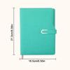 PU Leather Cover Business Office Notebook 200 Pages Diary Students Notebook  Agenda Organizer