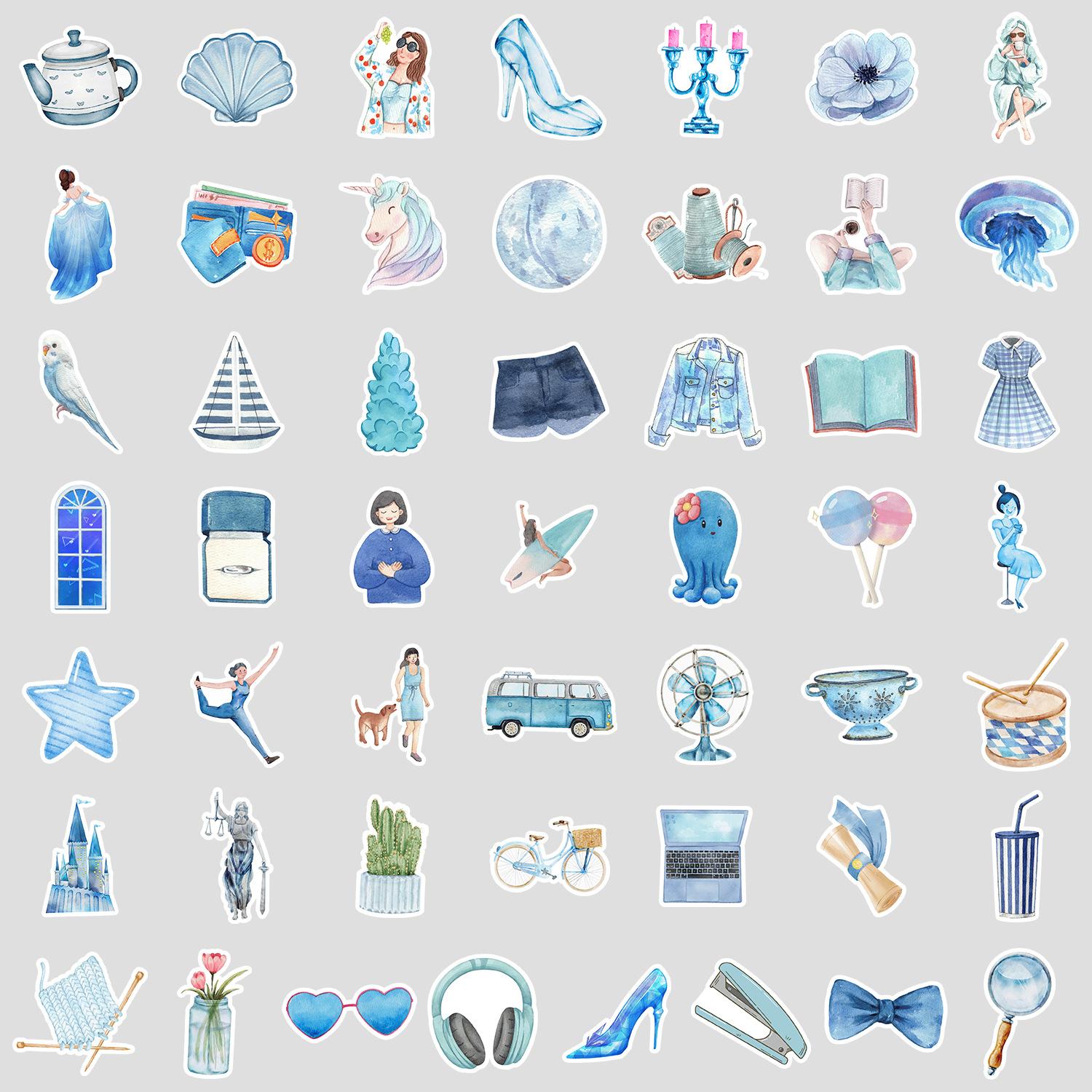 

50 Aesthetic Graffiti Stickers Mobile Phone Computer Waterproof Decorative Stickers INS Style Aesthetic Stickers