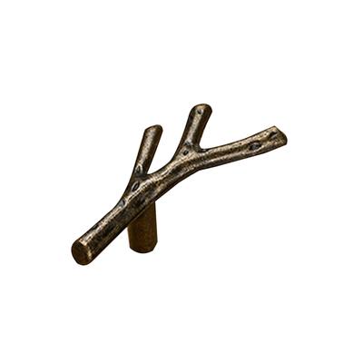 Maniglie a pomolo per cassetti in lega di zinco Semplice Maniglia a forma di ramo d'albero Maniglia per armadietto Maniglia Decorazione per mobili Maniglie Vintage per comodini