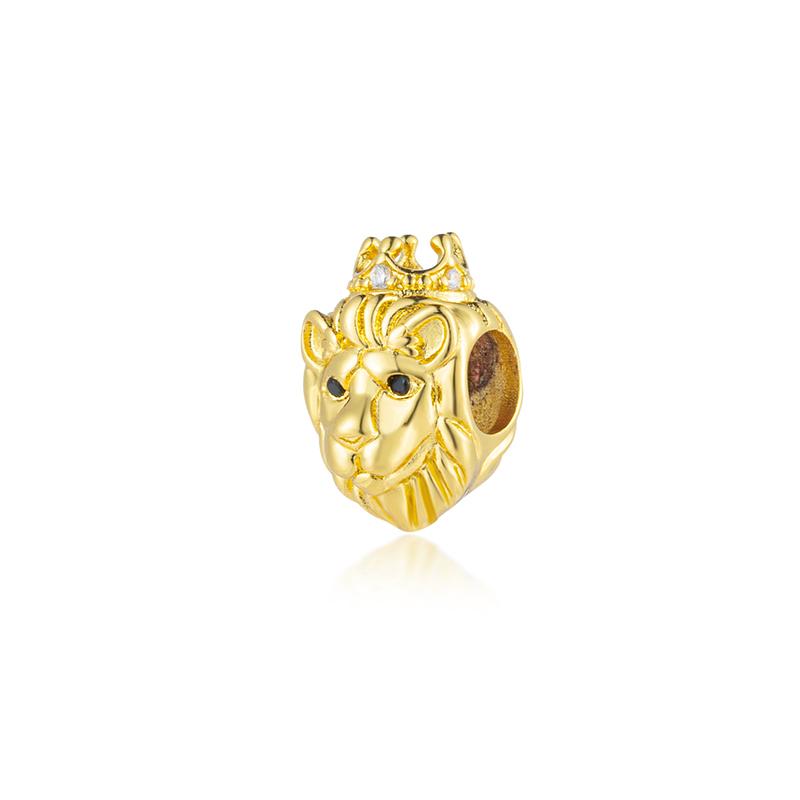 Golden Shiny Series Charm Bead Pendant Fit Original Europeancopper Jewelry & Diy Making Unique Fine New Gift