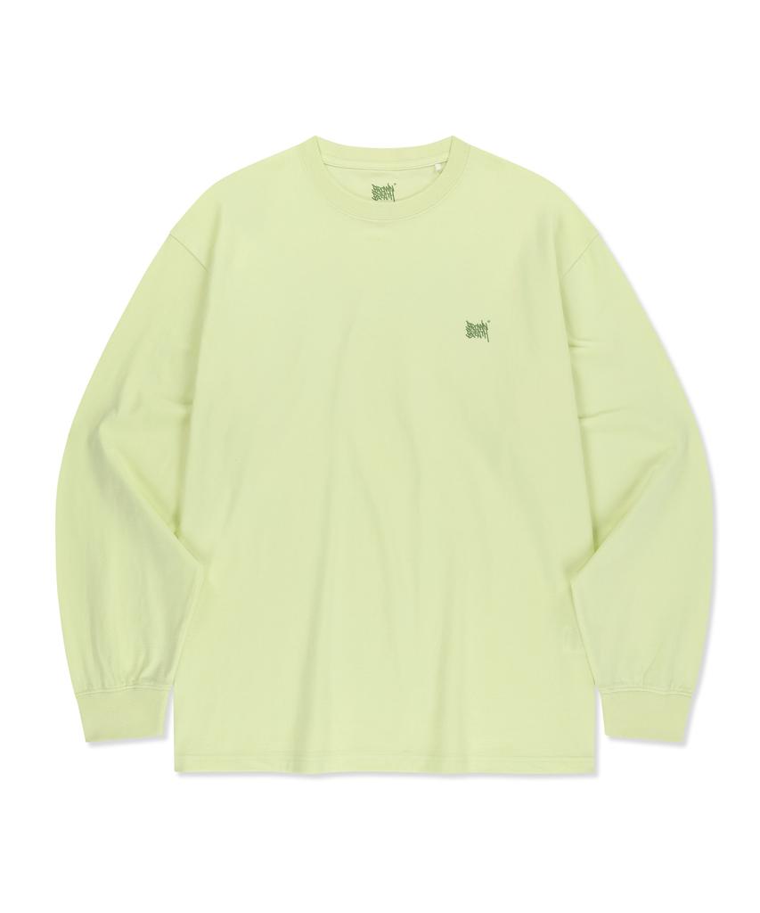 BROWNBREATH Patchwork Check Tag Longsleeve - Lime