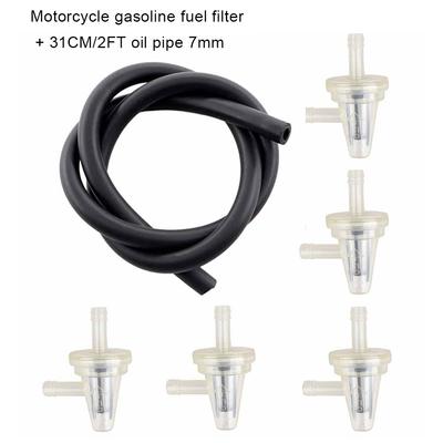 5 Pieces Motorcycle Fuel Filter Replacement Filters Maintenance Accessory