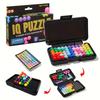 120 desafios iq 3d quebra-cabeça jogo de tabuleiro clássico pirâmide placa pérola lógica mente para crianças pirâmide contas montessori brinquedos presentes