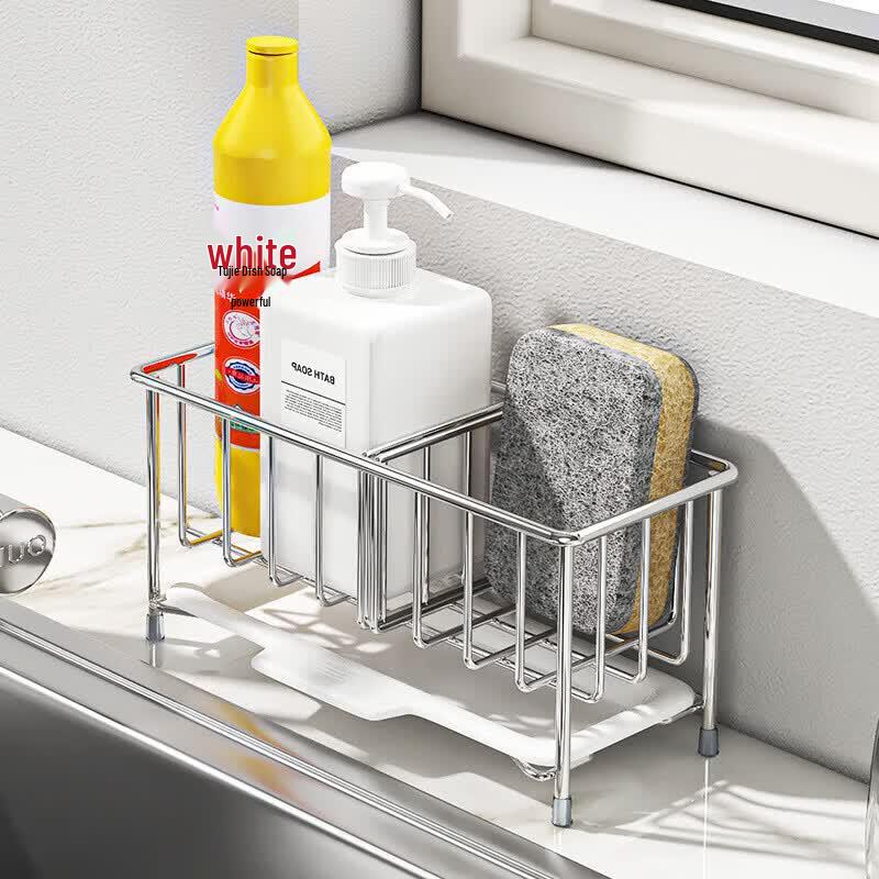 MAXCOOK 304 Stainless Steel Countertop Sponge Holder