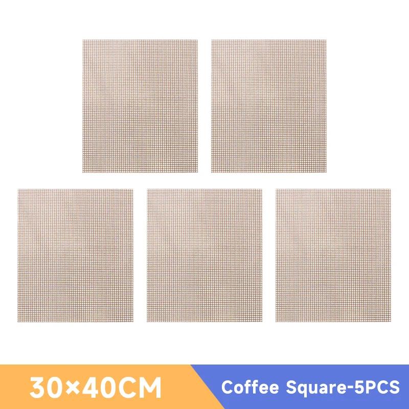 Non-stick Barbecue Mesh Mat Reusable Heat Resistance BBQ Baking Net Pad Kitchen Cooking Smoker Mat Liner Accessorie Tool