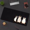 Kawaii Süßer Pinguin Mauspads Computer Laptop Anime Tastatur Mauspads Große Desktop-Erweiterungsmatte Süßes Gamer Zubehör x