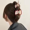 Fashion All-match Apple Shaped Acrylic Hair Claw Creative Funny Fruit Hair Clip Shark Clips For Women Personality Cute Headwear
