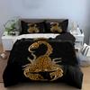 Scorpion Pattern 3-Piece Set Multiple Sizes Kid'S And Adults' Bedroom Exquisite 3Pc Bedding Set, Gift