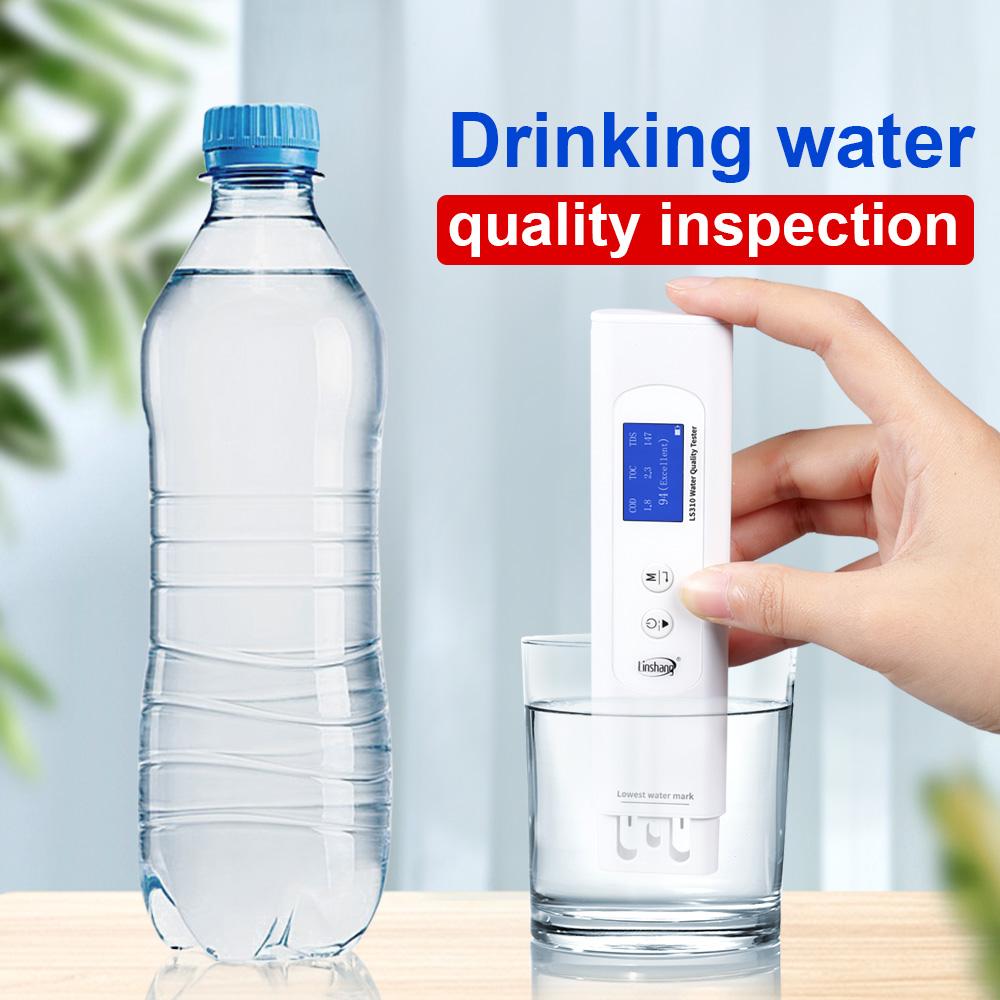 Water Quality Tester Best Tds Meter Digital Water Tester 6 in 1 COD TOC TDS Meter for Drinking Tap Water High Precision LS310