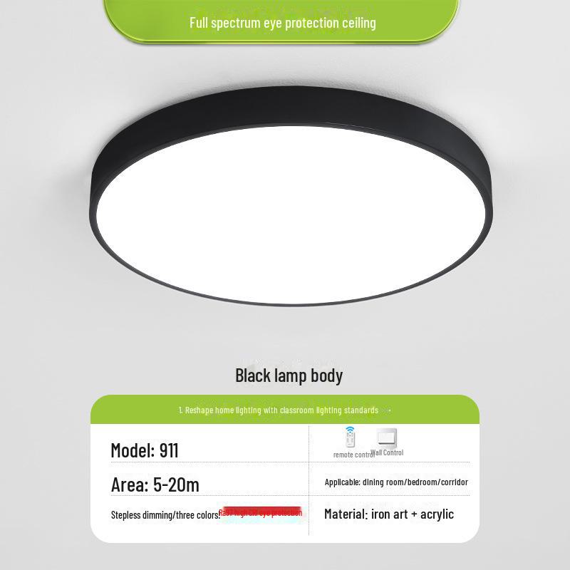 Modern LED Ceiling Lamp: Round Design for Bedroom, Balcony, or Entrance
