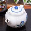 Waza no Kura Stylish Kutani Ware Teapot with Sparrow Design and Tea Strainer Ceramic Japanese Tableware Made in Japan - High-Quality -