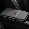 1Pcs Car Armrest Box Mats Leather Center Console Covers Accessories For Porsche 911 918 928 944 968 Boxster Cayenne Macan Panamera