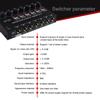 Stereo 6 Channel Mixer Sound Mixer 6 Stereo Distributor Volumes Control Mixing for Electric Guitar Keyboards Drum