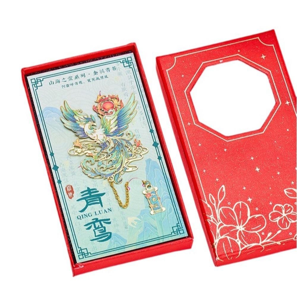Metal Animal Bookmark Pendant Book Clip Retro Metal Bookmark  Student