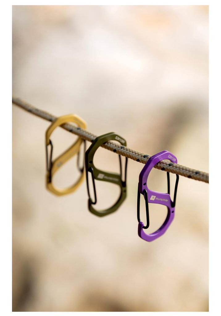 S-Shaped Multi-functional Stainless Steel Carabiner for Backpack and Mountaineering