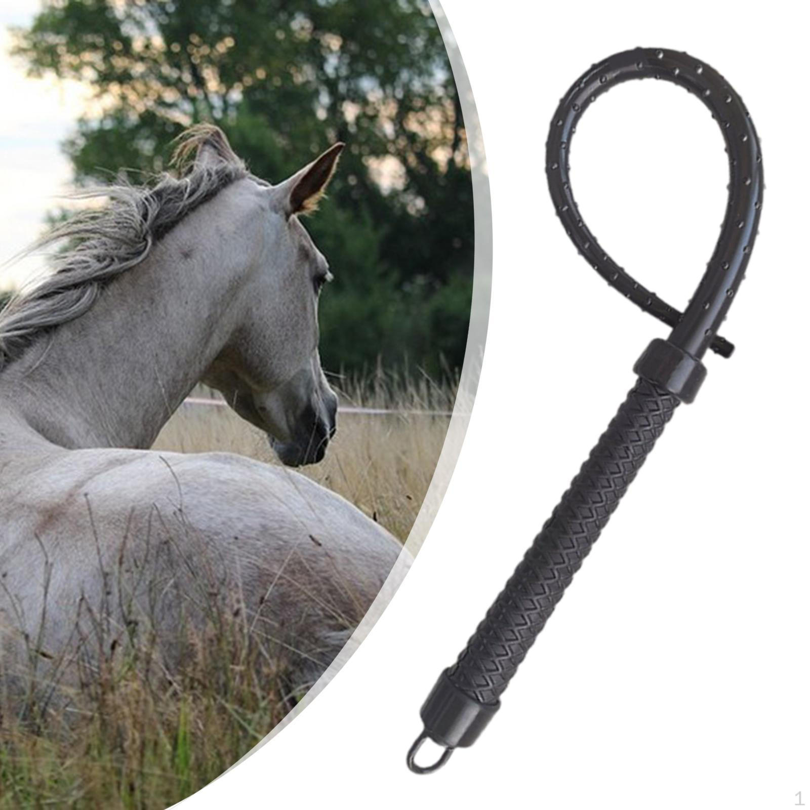 

Equestrian Crop 23 дюйма гибкая ручка для косплея и тренировок чёрный