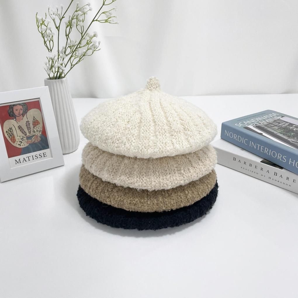 Women's and Men's Daily Fleece Peaked Beret Hat