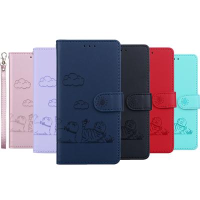Étui en cuir avec blocage RFID pour chat mignon pour Oppo Reno12 Reno11 A3 Pro A59A79 A38 A78 A58 A98, étui portefeuille avec fentes pour cartes pour Oppo Reno8 T Reno7