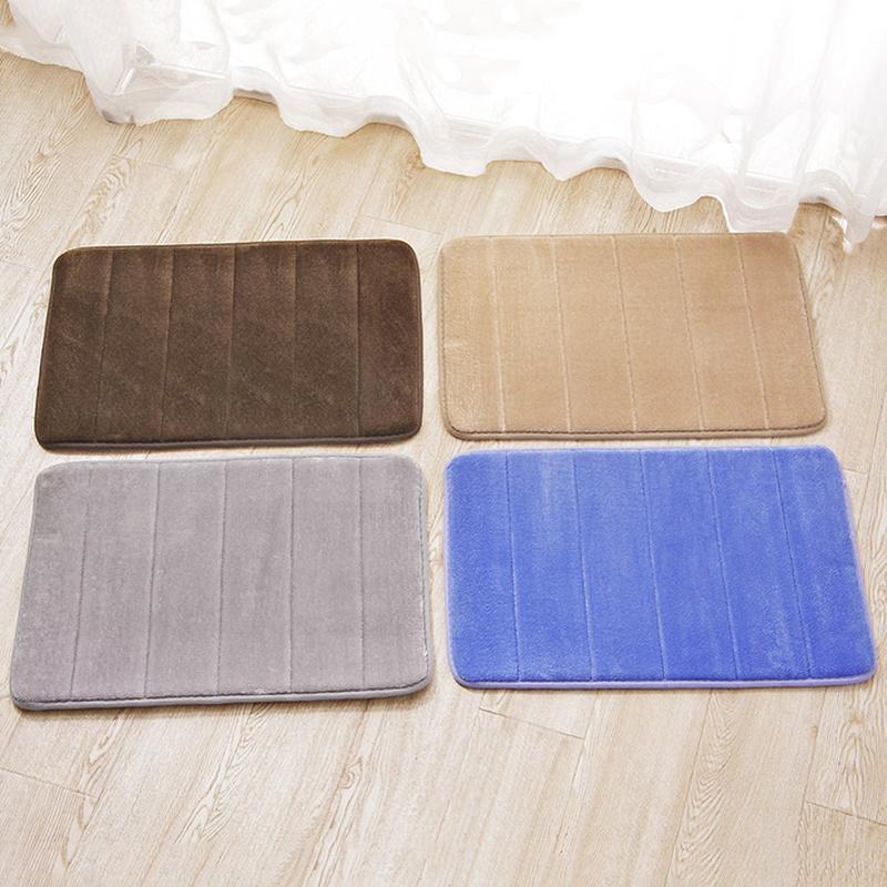 Коврик для ванной комнаты 40x60 см из кораллового флиса — фото 7