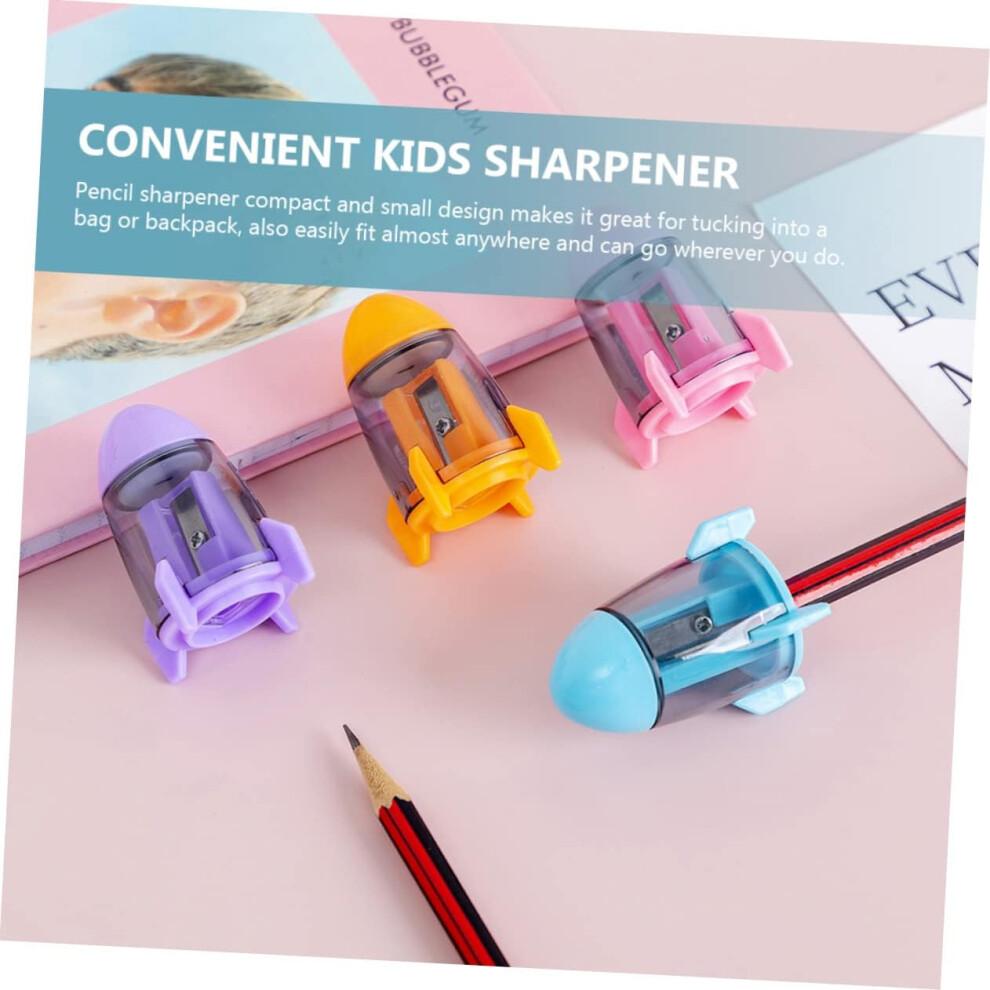 Pencil Sharpener Set for Kids, Metal Hand Tool, 12 Adorable Child-Friendly Pencil Sharpeners, Stationery Accessories