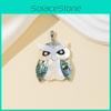 Handmade Shell Owl Pendant Necklace With Unique Design For Style Accessories